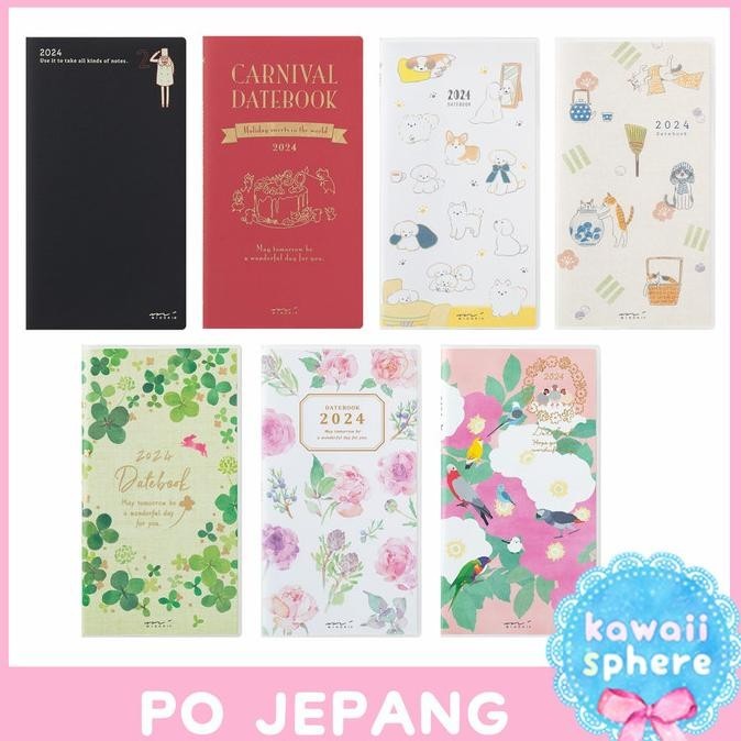 

NEW TERBARU MIDORI 2024 DATEBOOK POCKET SIZE DIARY | MD PLANNER 2024 PACKING BAGUS