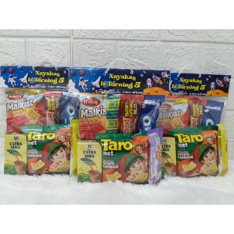 

Bingkisan Snack Ulang Tahun Anak Custom