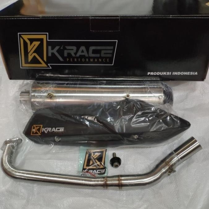 Knalpot New Aerox 155 Connected Krace Standart Racing
