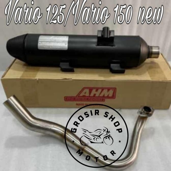 Knalpot Standar Racing Ahm Vario 125 150 / Knalpot Ahm Vario Asli 100%