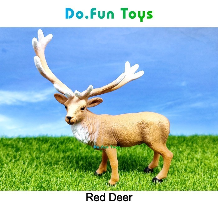 

RED DEER ANIMAL FIGURE / MINIATUR MAINAN BINATANG RUSA MERAH