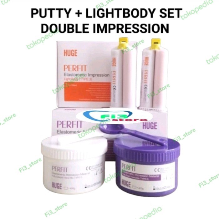 PUTTY + LIGHTBODY SET DOUBLE IMPRESSION DENTAL