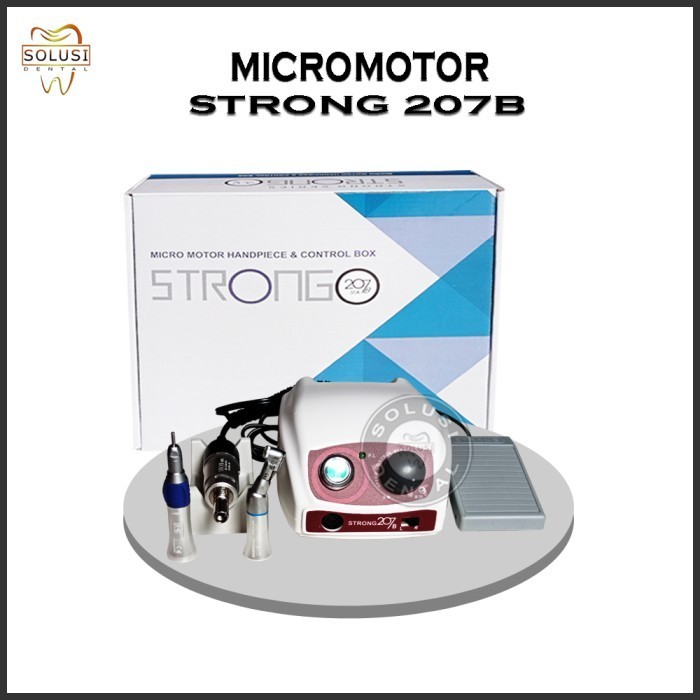 DENTAL MIKROMOTOR MICROMOTOR STRONG 207B LENGKAP