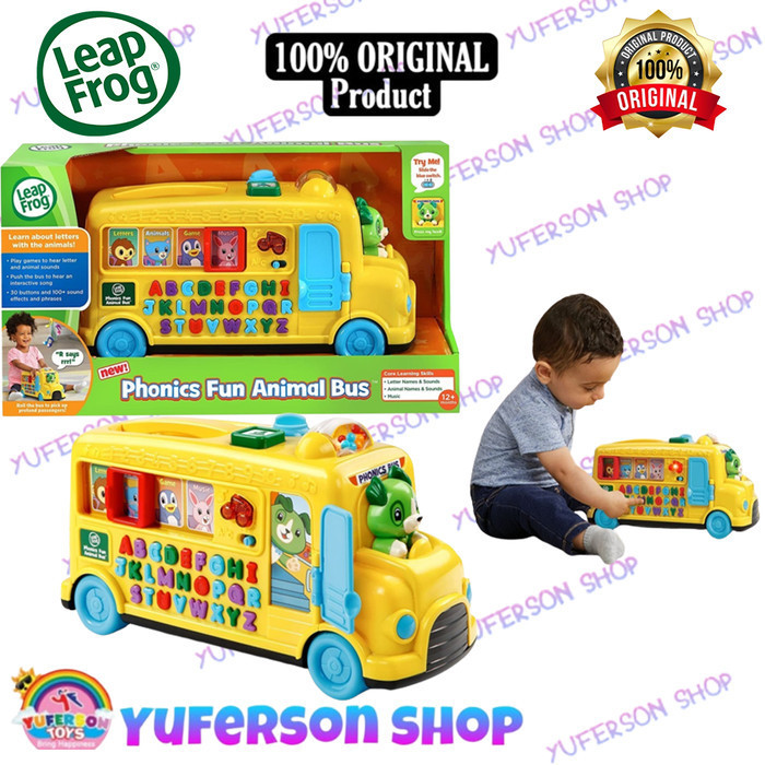 LEAPFROG PHONICS FUN ANIMAL BUS