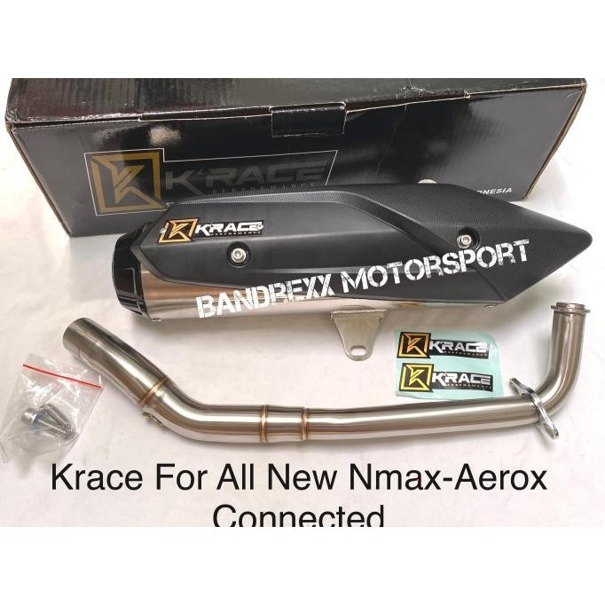 Knalpot Krace Standar Racing Stainless Steel All New Aerox Connected
