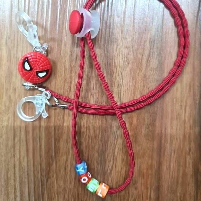 KALUNG MASKER NATAL/KALUNG MASKER ANAK/STRAP MASKER LUCU NAMA