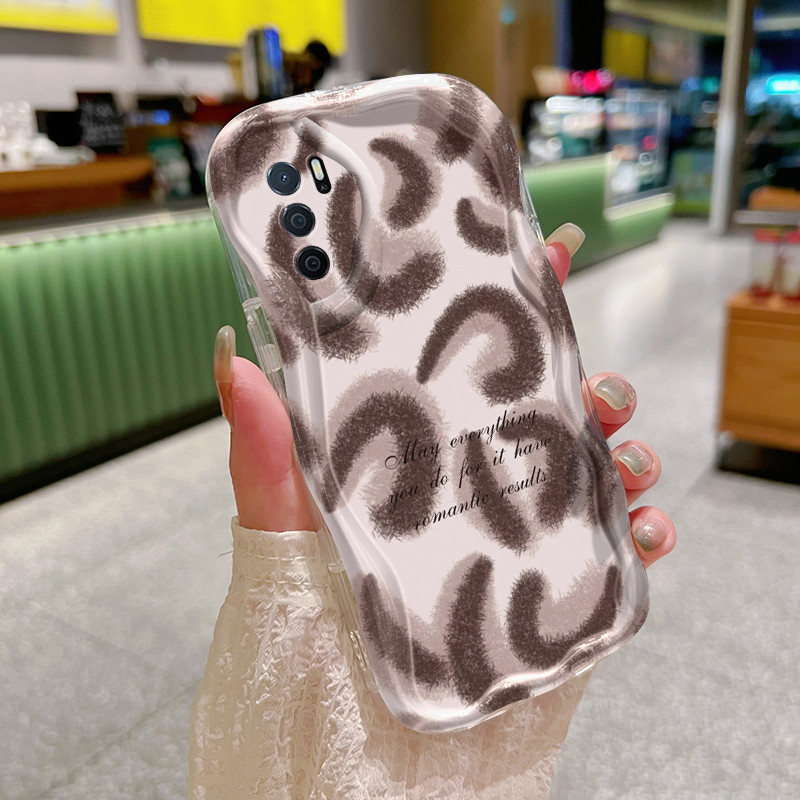 Casing Hp OPPO A16 A16s A54s Case Casing Lucu Gterbaru aestheti Warna kue permen pola Softcase batas
