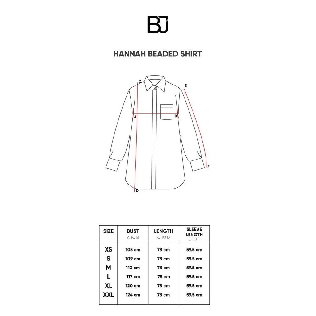 Benang Jarum - Hannah Beaded Shirt - White