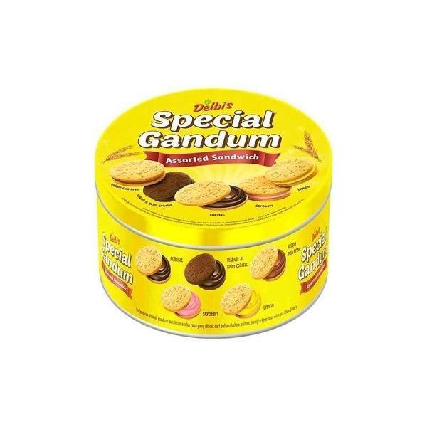 

DELBI'S ASST SANDWICH SPECIAL GANDUM TIN 155.2 GR