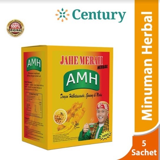 

AMH Jahe Merah Super 5 Sasheetx20GR / Minuman Jahe Merah / Jahe Merah