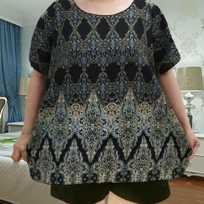 Atasan Baju Tidur Jumbo Wanita Baju Baby Doll Rayon Size Jumbo