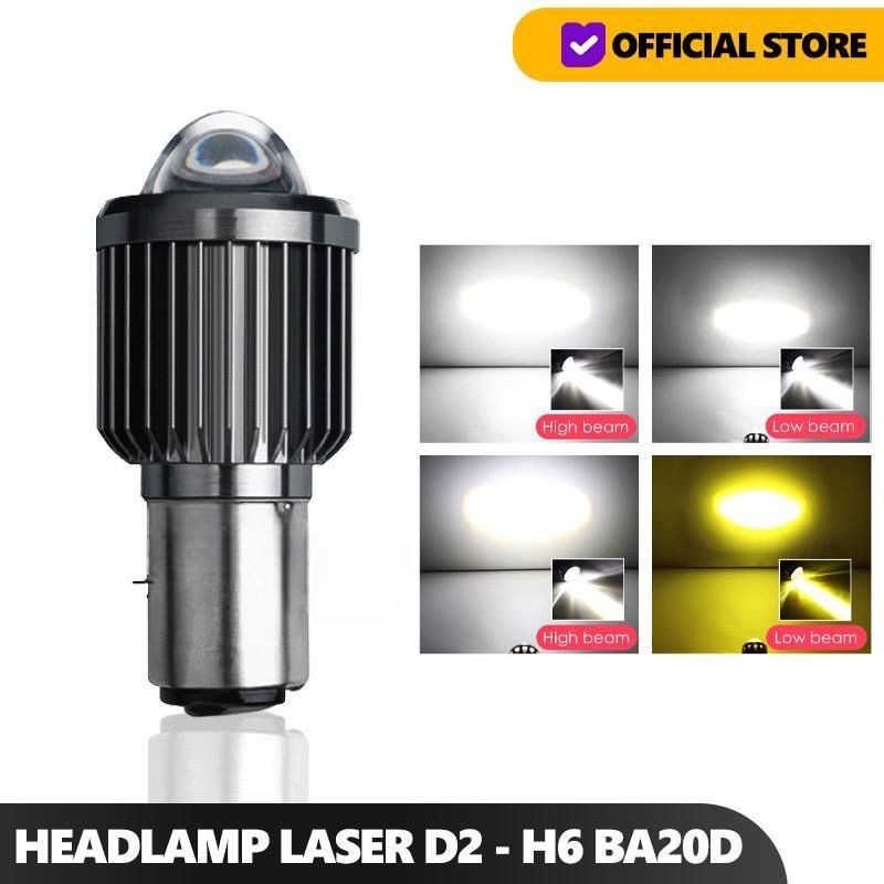 LAMPU LED BA20D LAMPU LED MOTOR VESPA DAN THUNDER BA20D AC/DC 8-90 VOLT DUAL COLOR