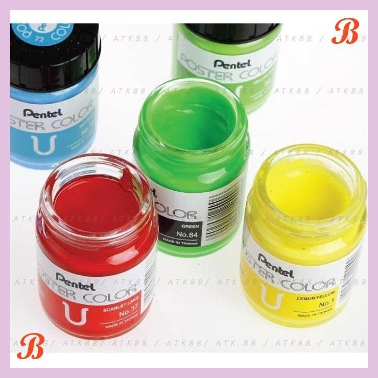 

| PGT | PENTEL POSTER COLOUR 13ML ( WARNA UMUM)