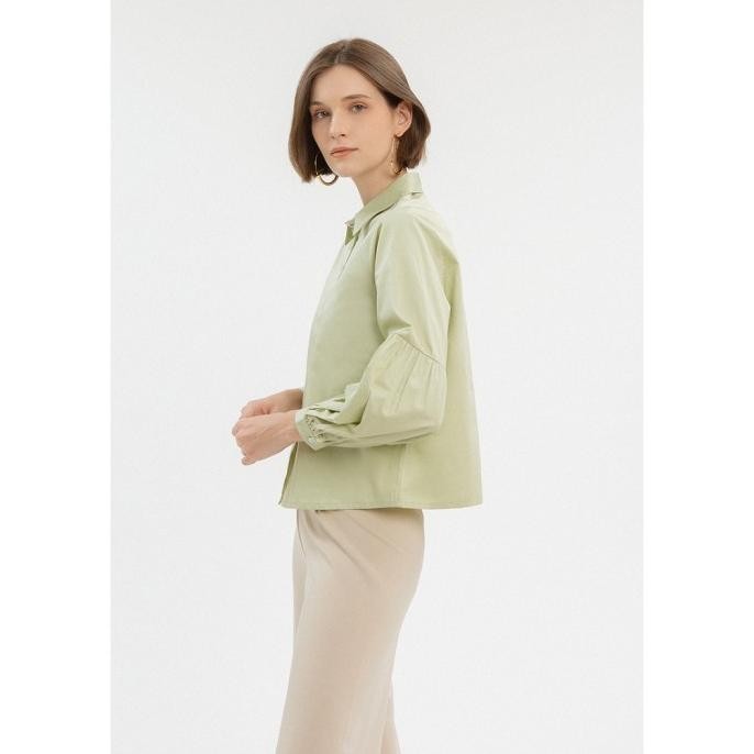 Minimal Lucerys Shirt Sage Green