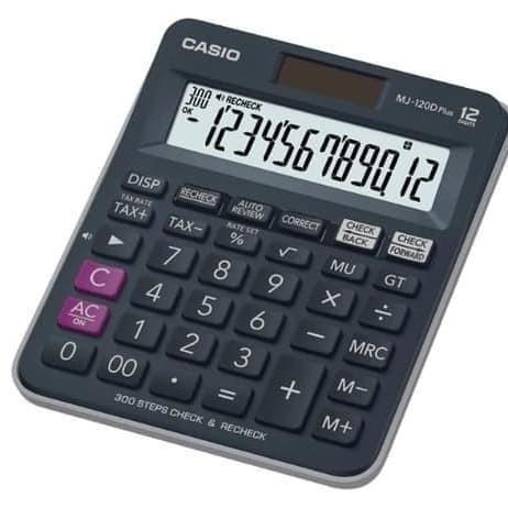

Terjangkau Kalkulator Casio MJ120 D CHECK & CORRECT / Calculator MJ 120 D ..