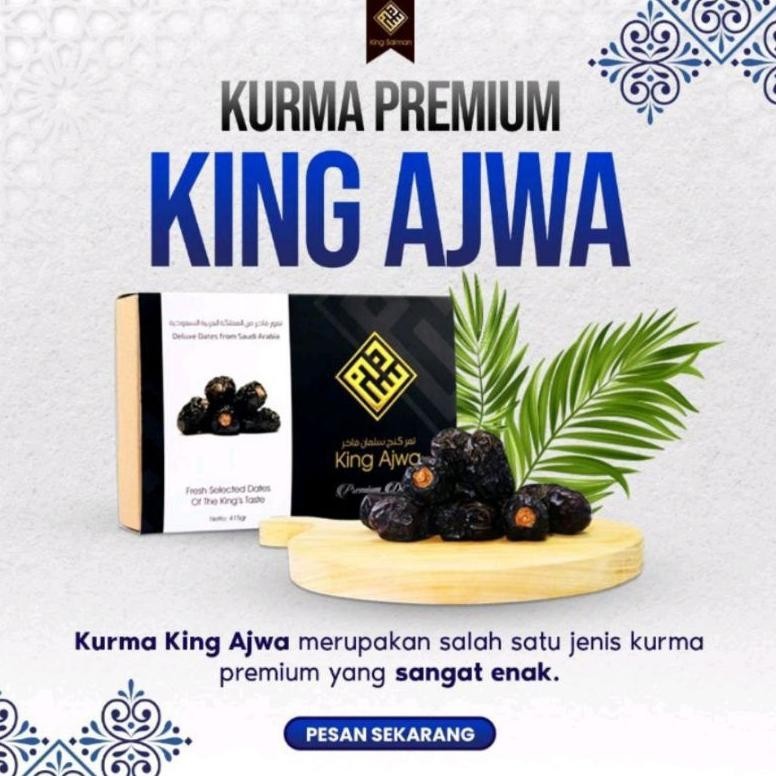 

Tersedia Promo!! Kurma King Ajwa Premium King Salman @415 Gr , Asli Madinah. ( Toko Ariha Kurma Palestina )