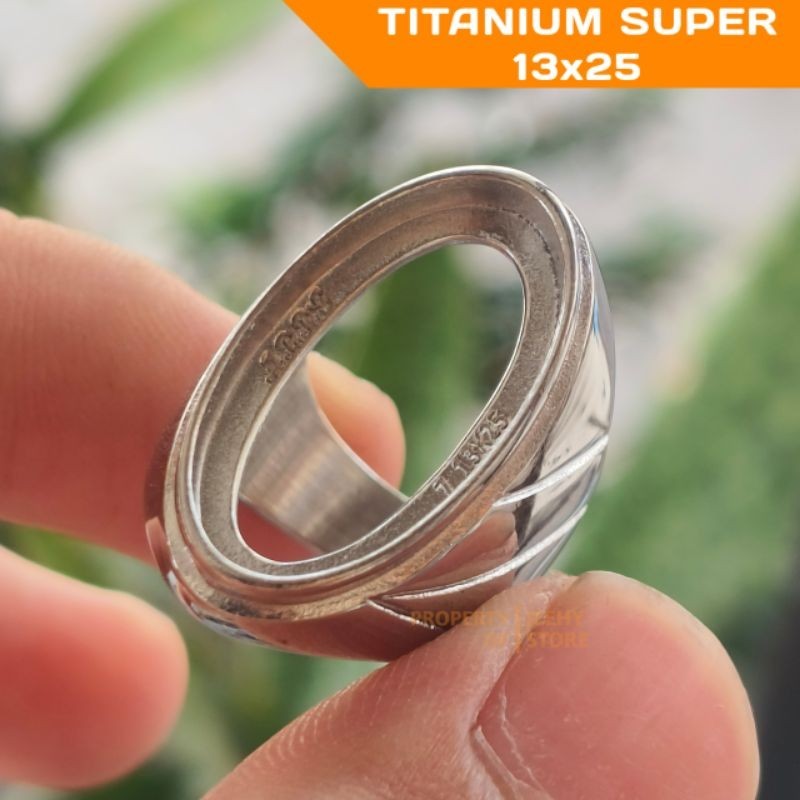 IML39 Ring Emban Cincin Titanium Super Pandan 13x25