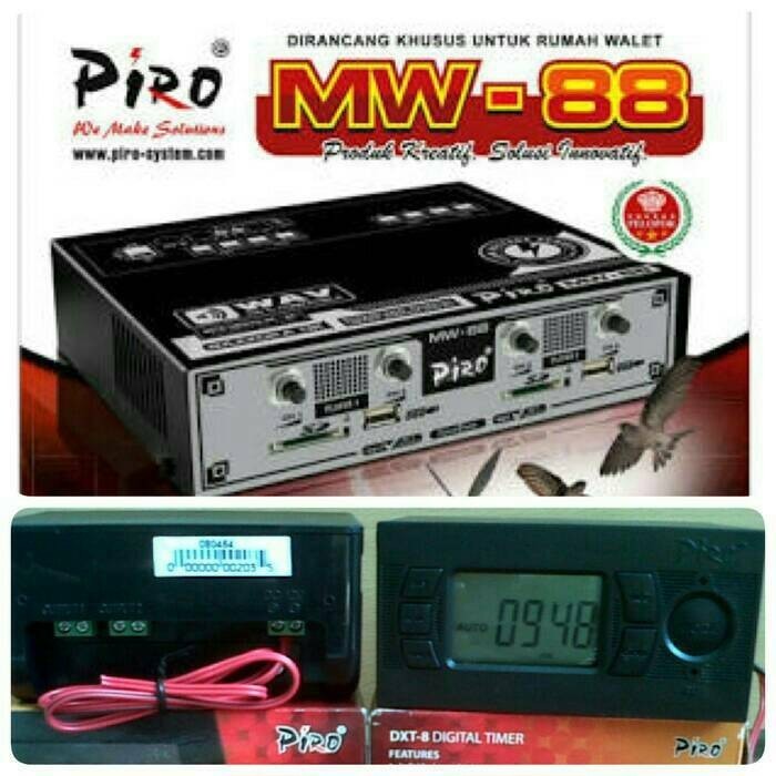 Mesin pancing walet PIRO MW-88 + Timer PIRO DXT-8