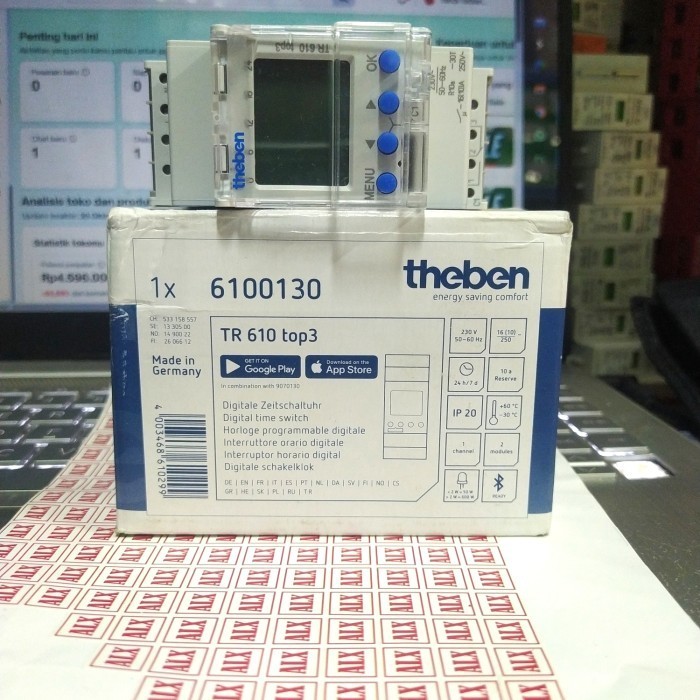 THEBEN TIMER DIGITAL TR610 TR 610 TOP3 TOP 3 ORIGINAL GERMANY