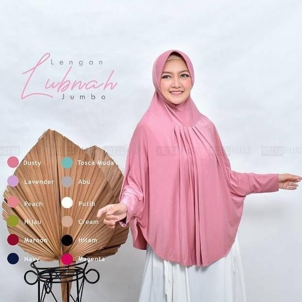 Promo Bergo Instan Syari Lengan Jilbab Lengan Fatimah Jumbo - Riskaka