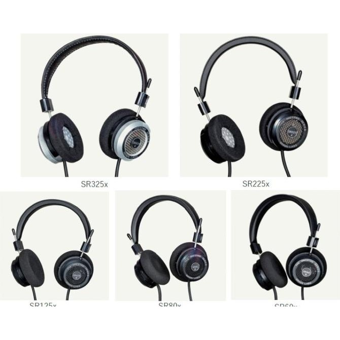 Grado SR60X SR80X SR125X SR325X Prestige On Ear Open Back Headphone
