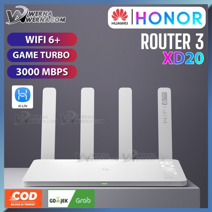 Honor Router 3 Mesh Wifi 6+ 3000Mbps Dual-Core Xd20