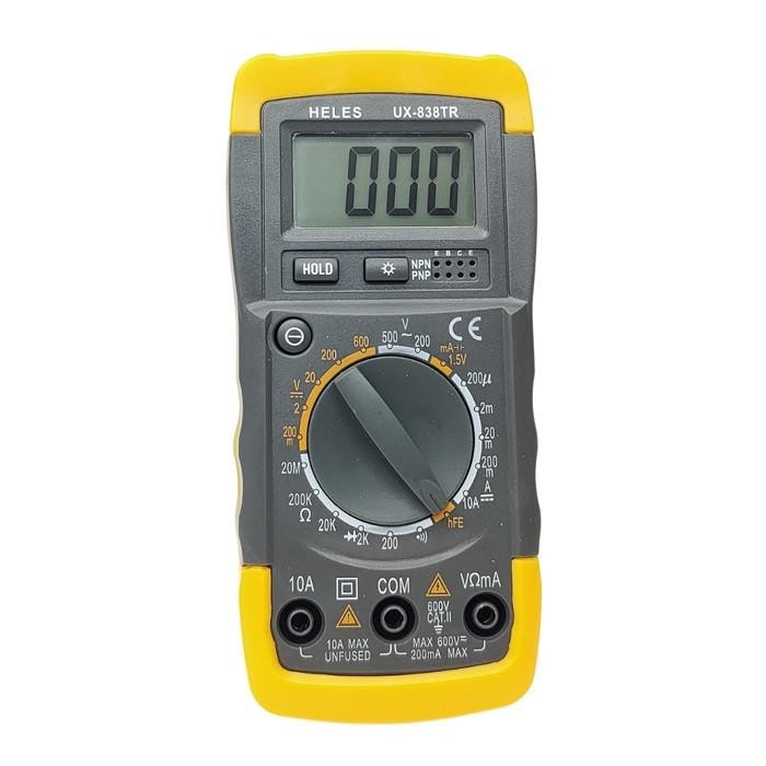Multitester Heles Ux838Tr Multimeter Ux-838Tr Tester Digital