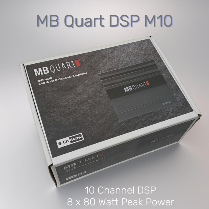 Ready DSP Processor Audio Mobil MB Quart DSP M10 10 Channel DSP