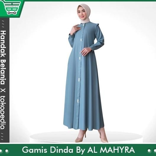 Baju Gamis Dinda Guzel Premium Polos Bahan Katun Toyobo Original Guzel