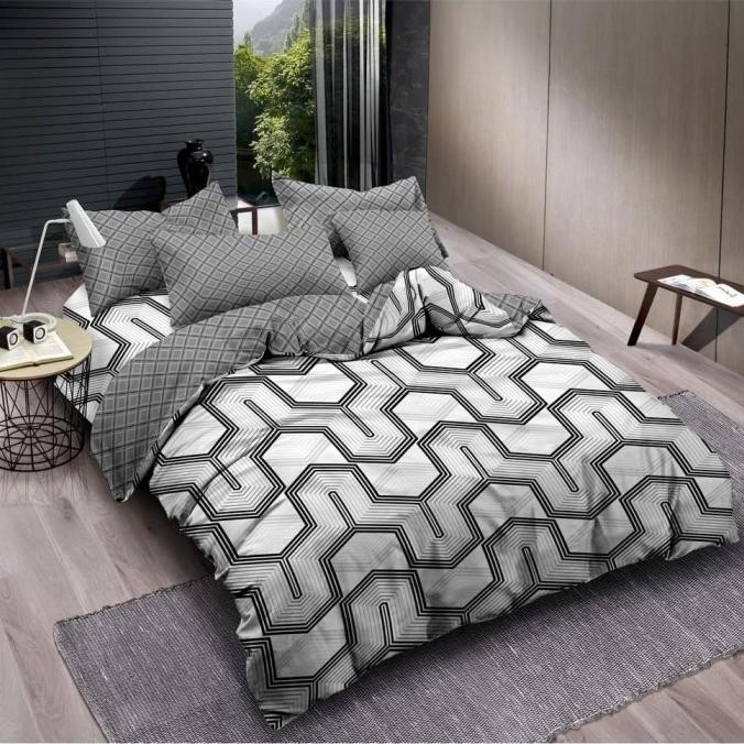 Vallery Quincy Bed Cover Queen ( 160 X 200 ) - Luxton Blinkclipps