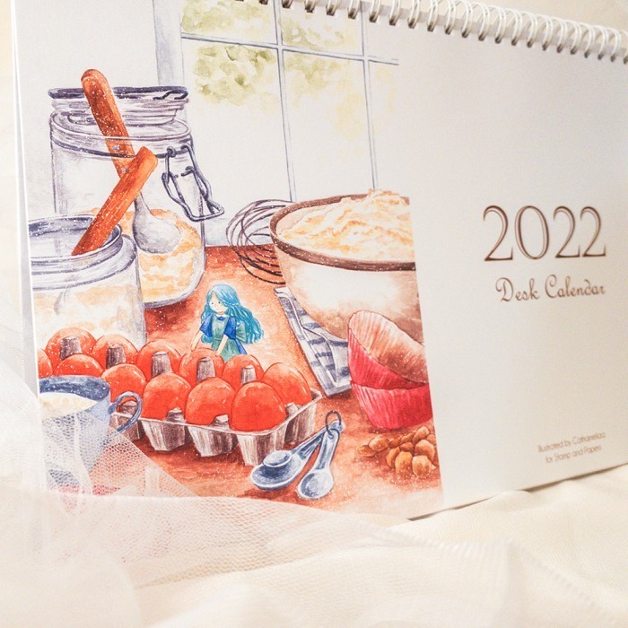 

STAMP AND PAPER 2022 Calendar Sweets Illustration / Kalender Ilustrasi