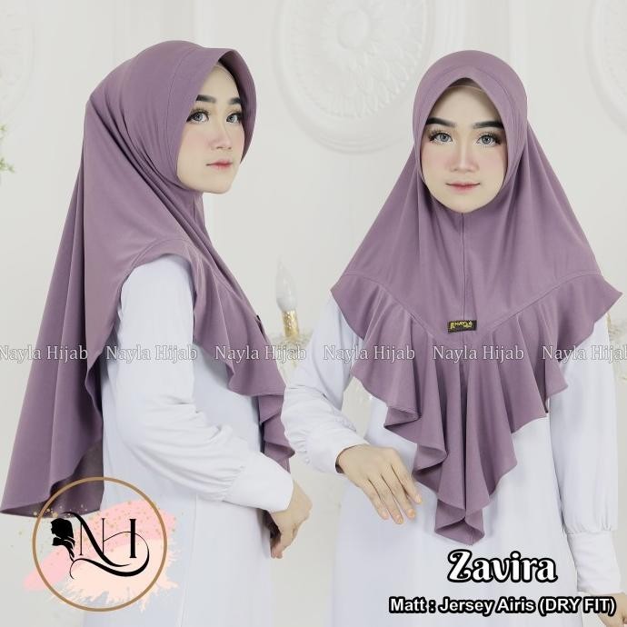 Kerudung Instan Jersey Zavira Hijab Instan Jersey Airis