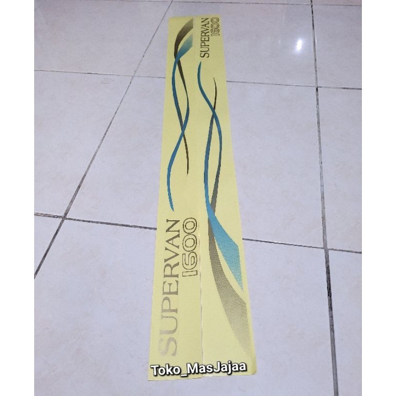 Sticker stiker espass supervan 1600 sepasang / stiker supervan 1600 1.6 / stiker espass minibus