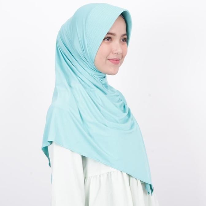 Jilbab Instan Bergo Polos Zoya Kalila Filia Hijab Instan Bahan Lycra