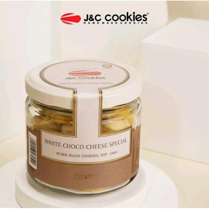 

Jnc Cookies White Choco Cheese Special Toples Kaca By J&C Cookies Berkualitas