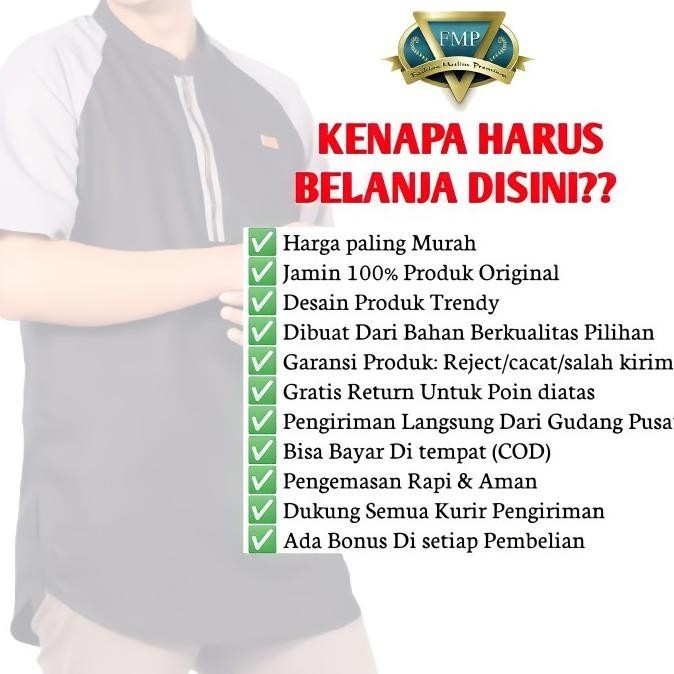 Baju Koko Anak Laki Laki Lengan Pendek Hasan Kids Nazeer