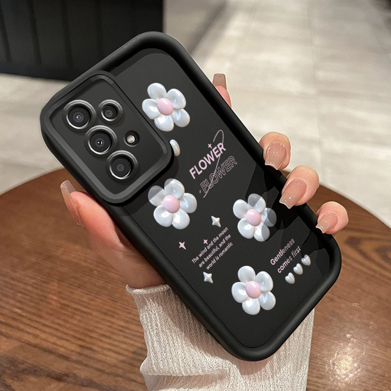 Casing Hp Samsung Galaxy A13 A04s A13 Lite A04s Case Casing ponsel bunga dengan HP anti drop Softcas