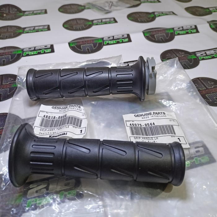 Baru Handgrip grip gas stang set ninja 250 fi 250fi Original Kawasaki