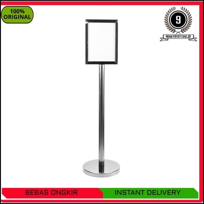 

Krisbow Signboard A4 Silver Standing Informasi Papan Pengumuman