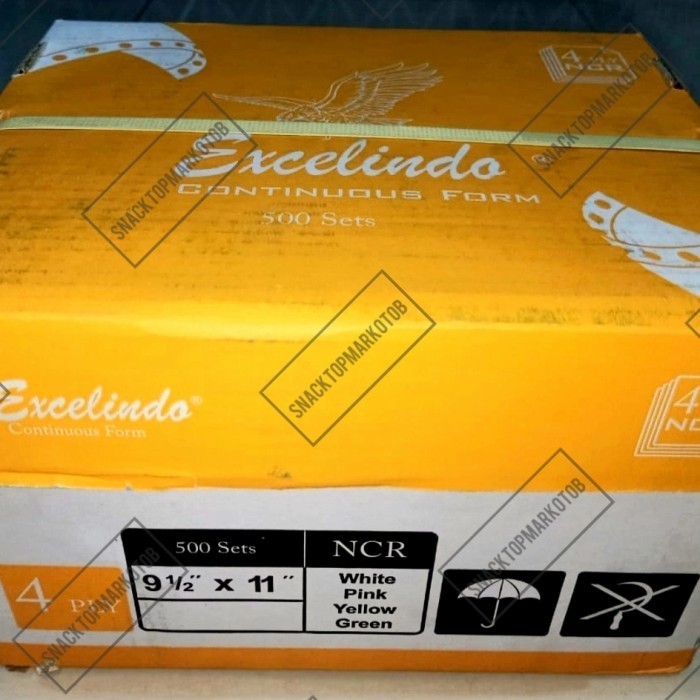 

Kertas Continuous Form 9.5 X 11 / 9.5 X 11.2 4Ply 500Set (2000Lembar)