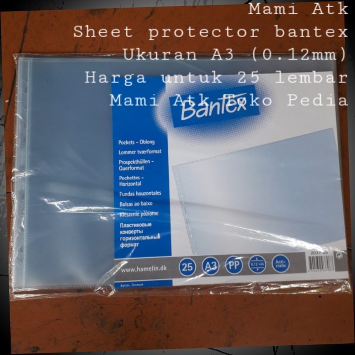 

Sheet Protector Bantex A3 Landscape