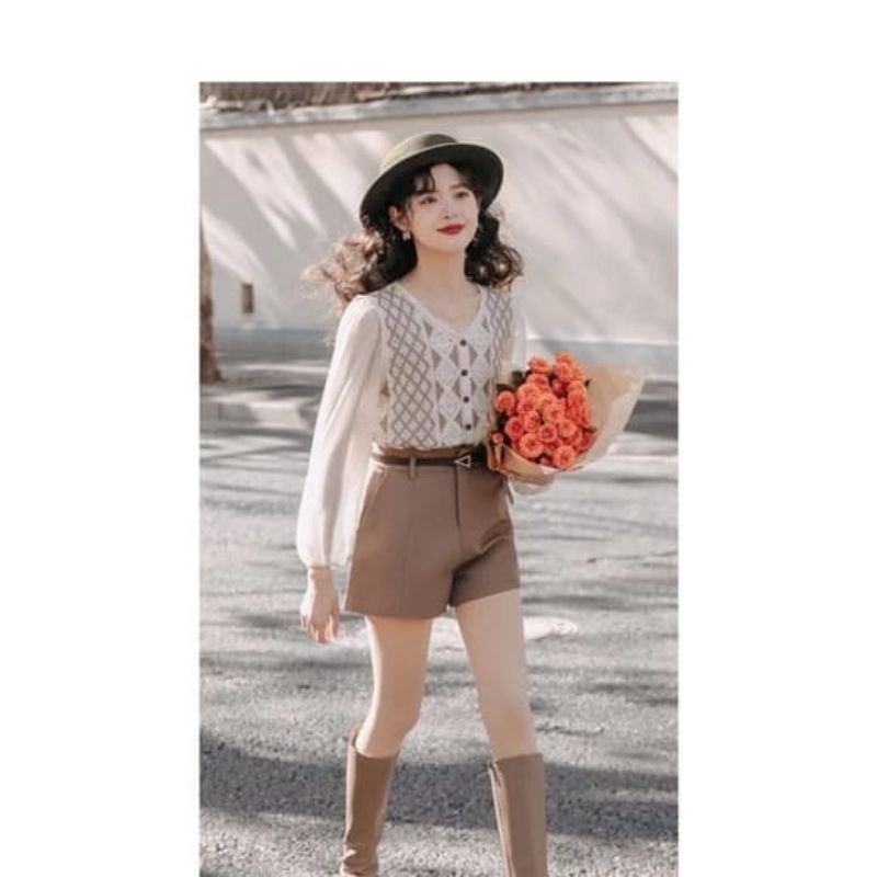 Bitchyy.Style | *READY STOCK* Korean Pants KN5074 Hot Pants Korean Style Celana Pendek Import Korean