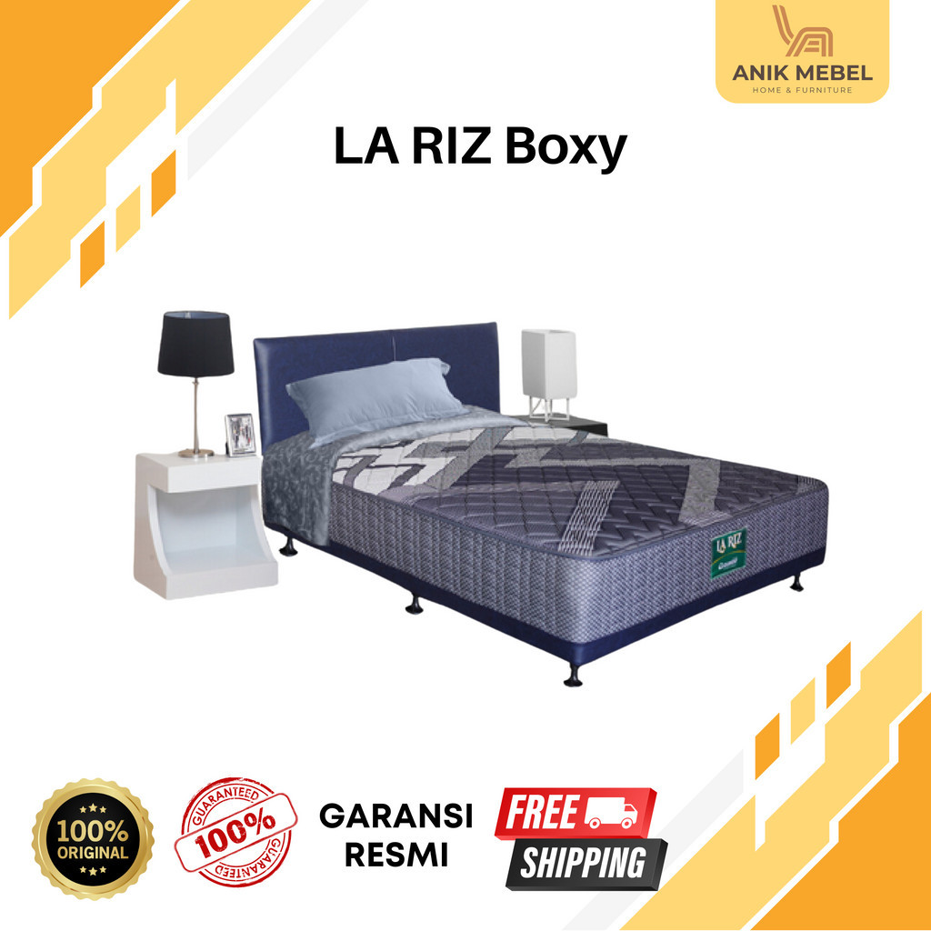 Springbed Guhdo La Riz Boxy Top All size Garansi resmi - Anik Mebel & Elektronik Furniture Purwodadi