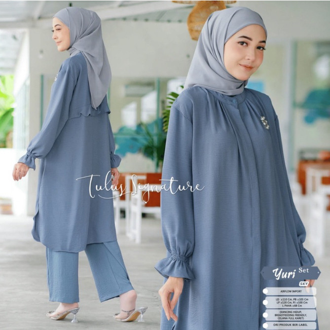 Setelan One Set Wanita Terbaru 2024 Baju 2In1 Cewek Istri Setcell Harian Oneset Perempuan Onneset Re
