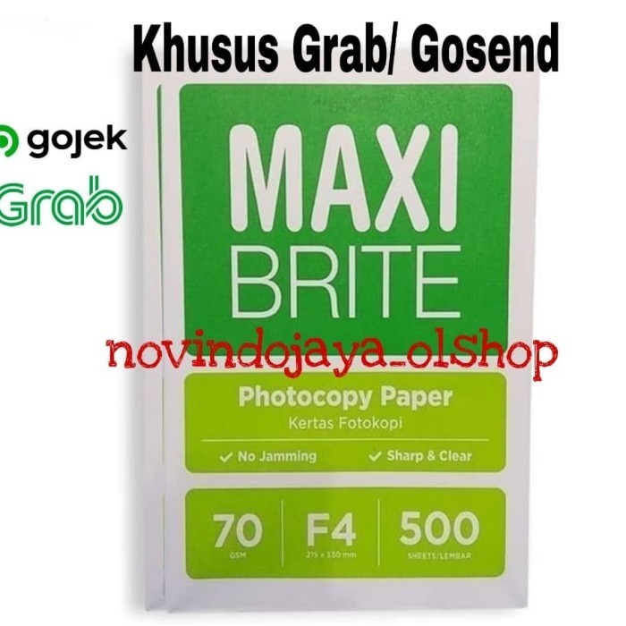 

Hvs Maxi Brite F4 Khusus Gosend / Grab