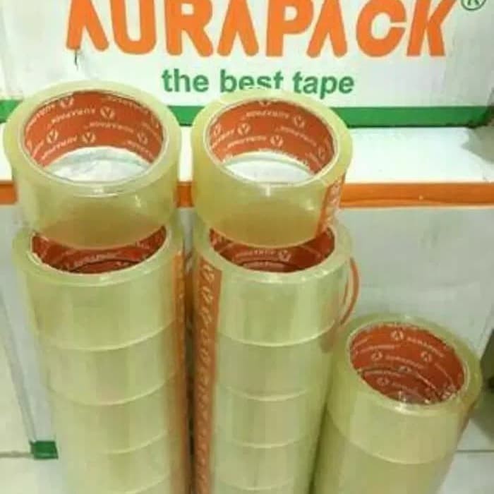 

Lakban Bening Merk Aurapack Atau Lakban Coklat 48Mm X 100Yards