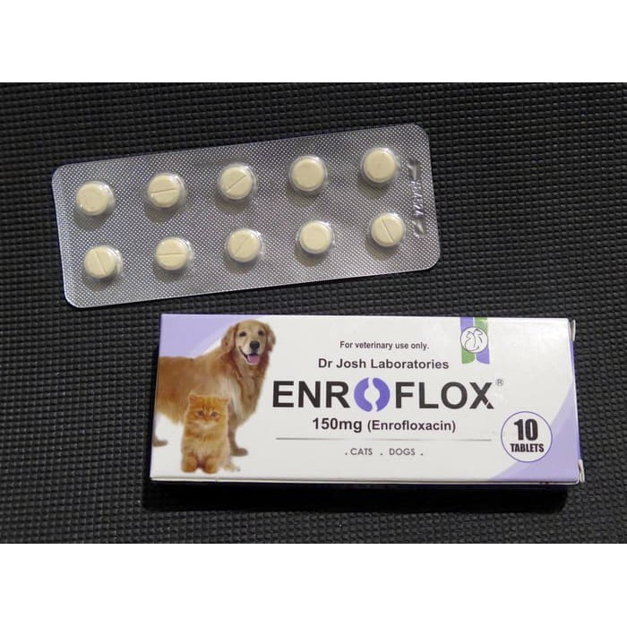 Obat Anjing Kucing Enroflox 10 Tablets