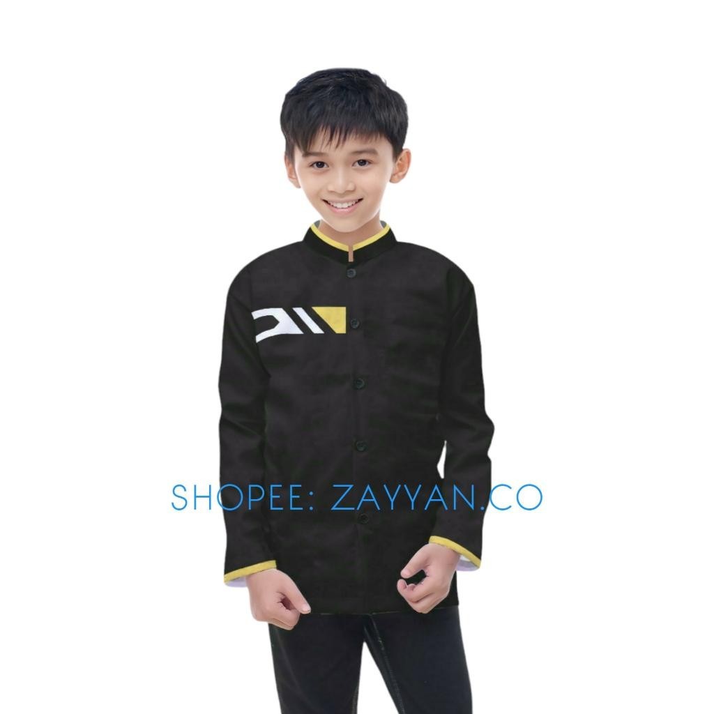 Baju Koko Anak Remaja Premium Atasan Muslim Anak Cowok Katun Adem Terbaru Ready