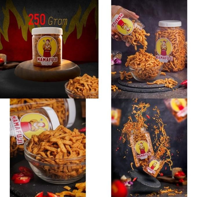 

Kue Bawang Spicy Mama Fuji keripik P67M