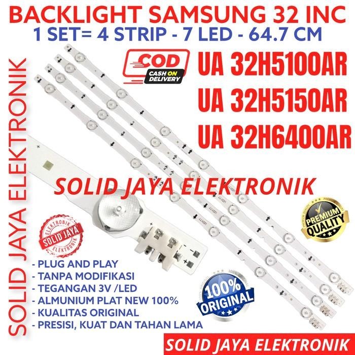 BACKLIGHT TV LED SAMSUNG 32 INC UA 32H5100 32H5150 32H6400 AR LAMPU BL